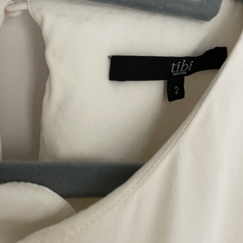 Tibi 2 ivory white blouse - Picture 2 of 6